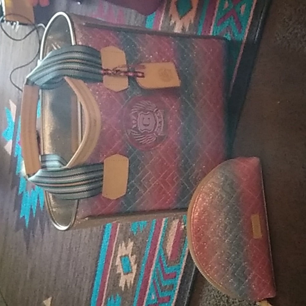 Consuela classic handbag and large makeup bag